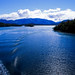 Our ferry navagates the small channels in the Patagonian archipelago