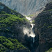 Waterfall blown upside-down